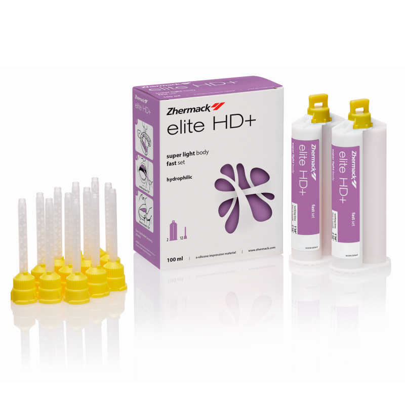 ELITE HD+SUPER LIGHT BODY FAST SET коррегирующий слой очень низкой вязкозти (2*50мл) Zhermack