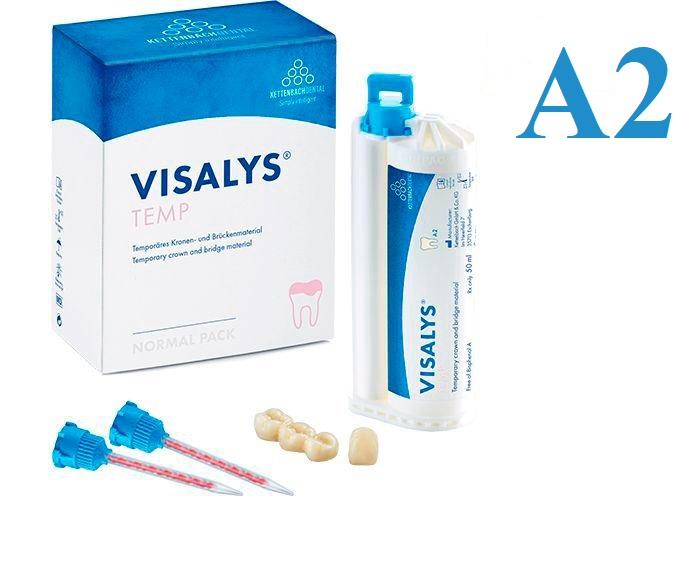 Visalys Temp 1:10 цвет А2 материал для временных конструкций (76г) Kettenbach