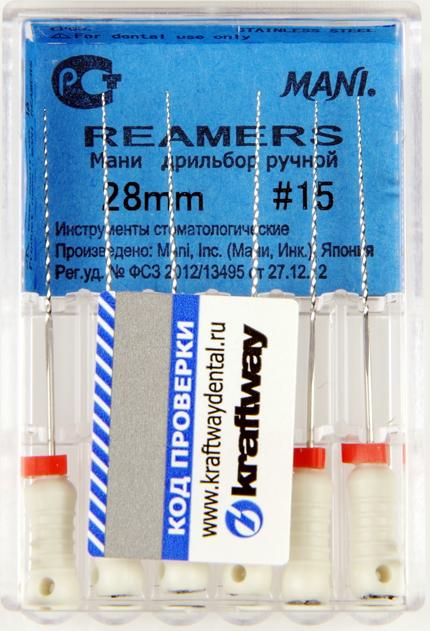 Reamers 28мм №15 (6 шт) MANI 