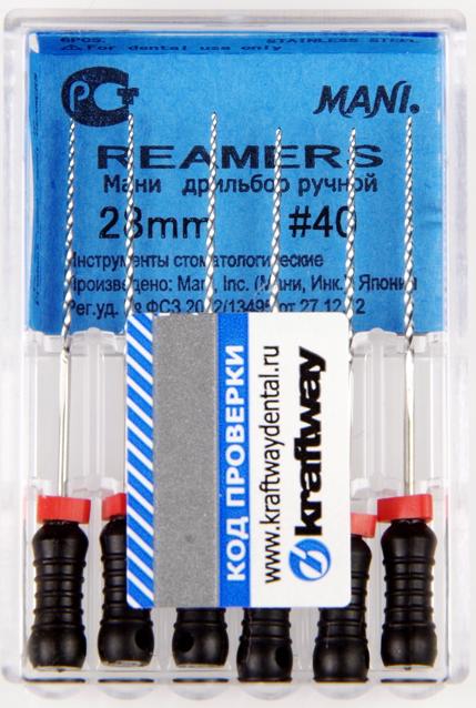 Reamers 28мм №40 (6 шт) MANI 