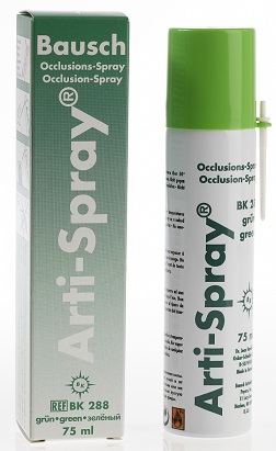 Артикуляционный спрей Arti-Spray зеленый (75мл)  Bausch