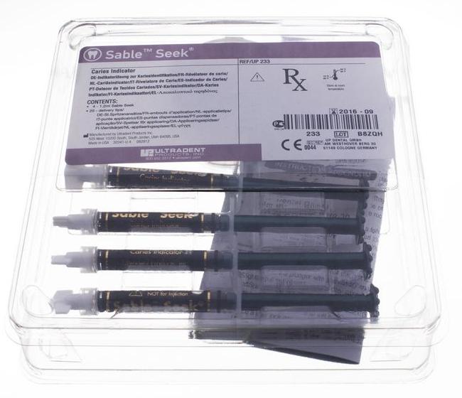 Sable Seek индикатор кариеса зеленый (4 шпр*1,2 мл) Ultradent