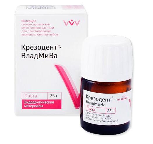 Крезодент паста для пломбирования каналов (25 г) Владмива