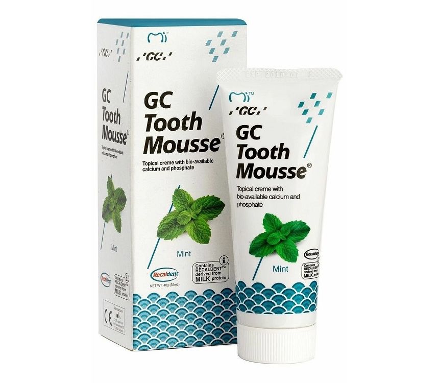 GC Tooth Mousse (мята) паста для реминерализации и снижения чувствительности зубов