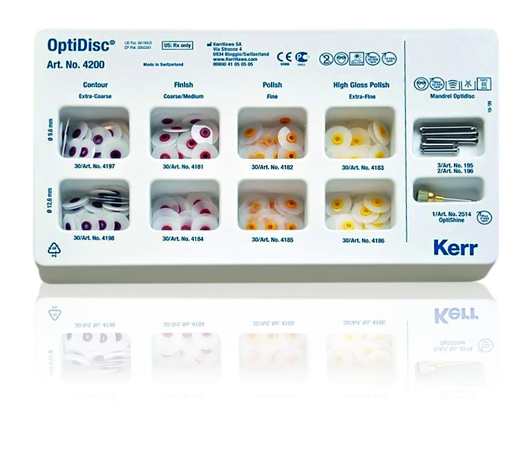 4200 OptiDisc™ Assorted kit набор дисков полировочных (240 шт) Kerr