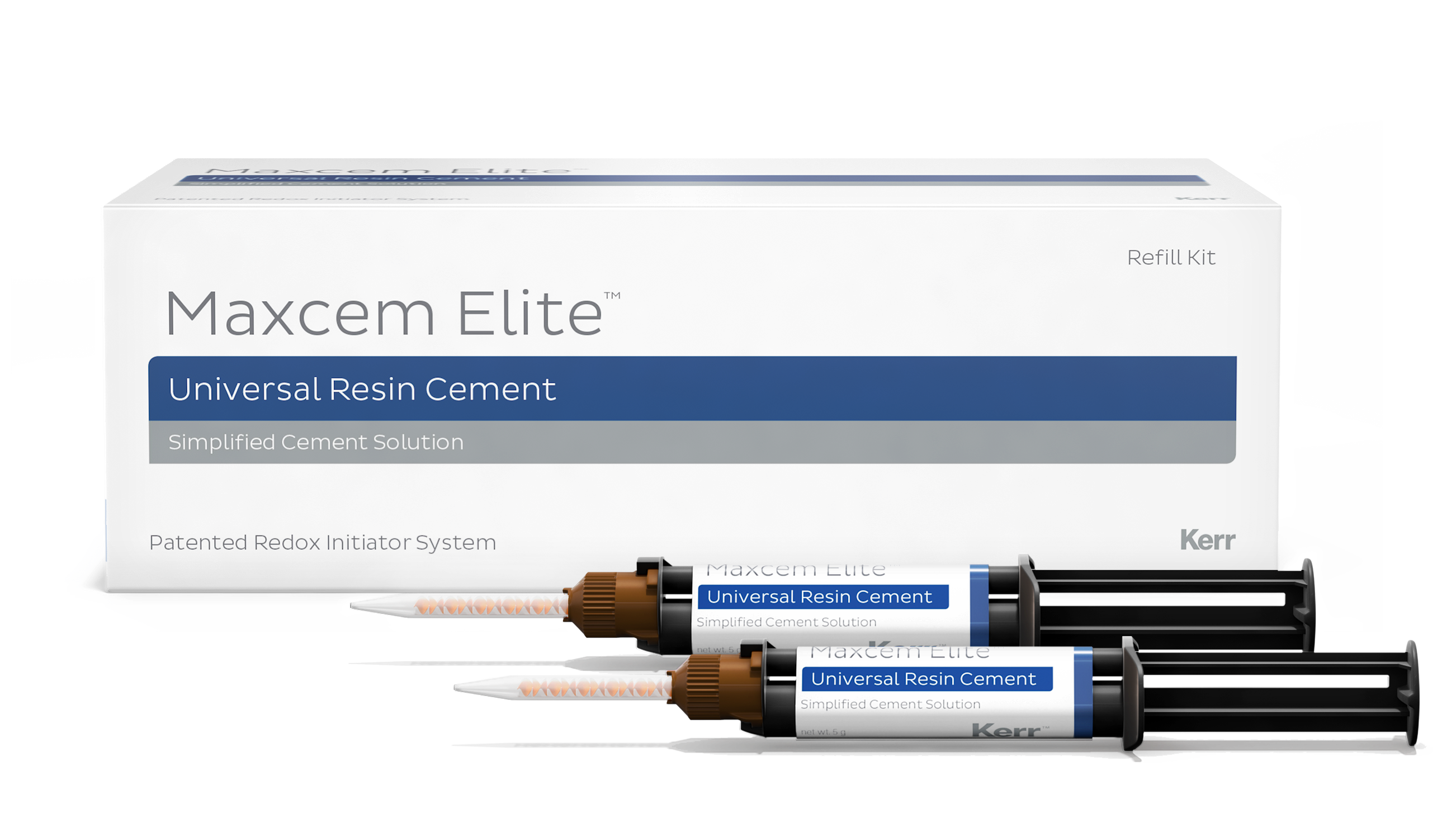 Maxcem Elite™ цвет прозрачный (2 шпр*5г) Kerr