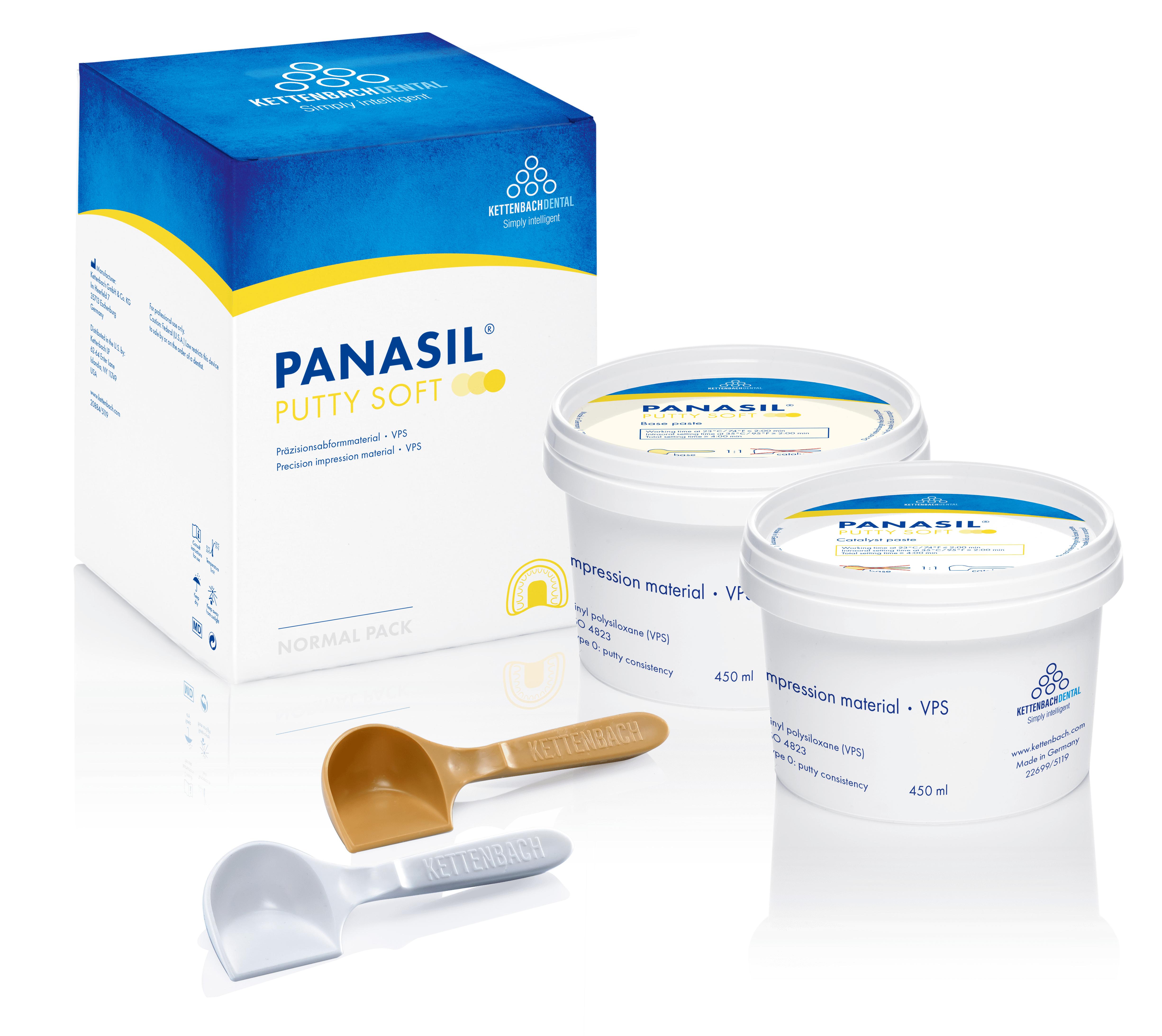 Panasil Putty Soft А-силиконовый слепочный материал (450х2 мл) Kettenbach