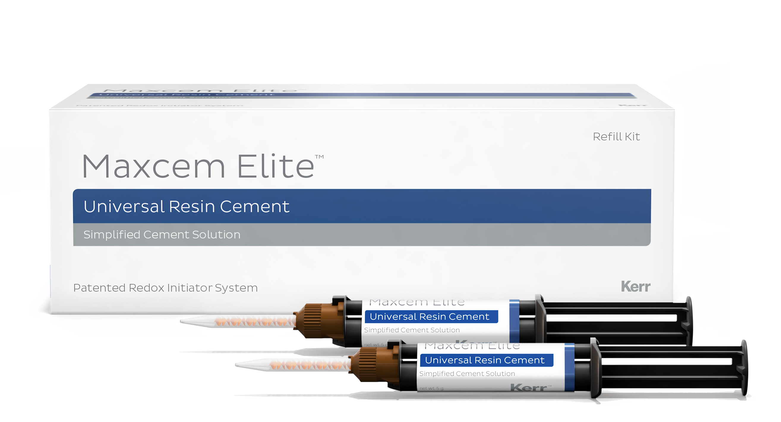 Maxcem Elite™ белый опак (2 шпр*5г) Kerr