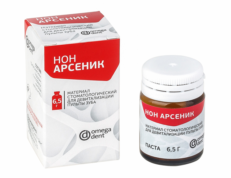 НОН АРСЕНИК паста для девитализации пульпы (6.5г)  Омега