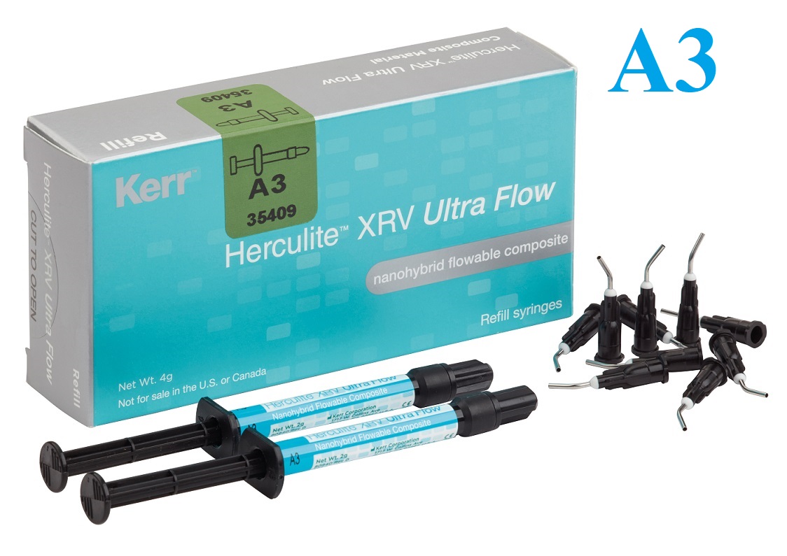 Herculite™ XRV Ultra Flow оттенок A3 (2шпр*2г) Kerr