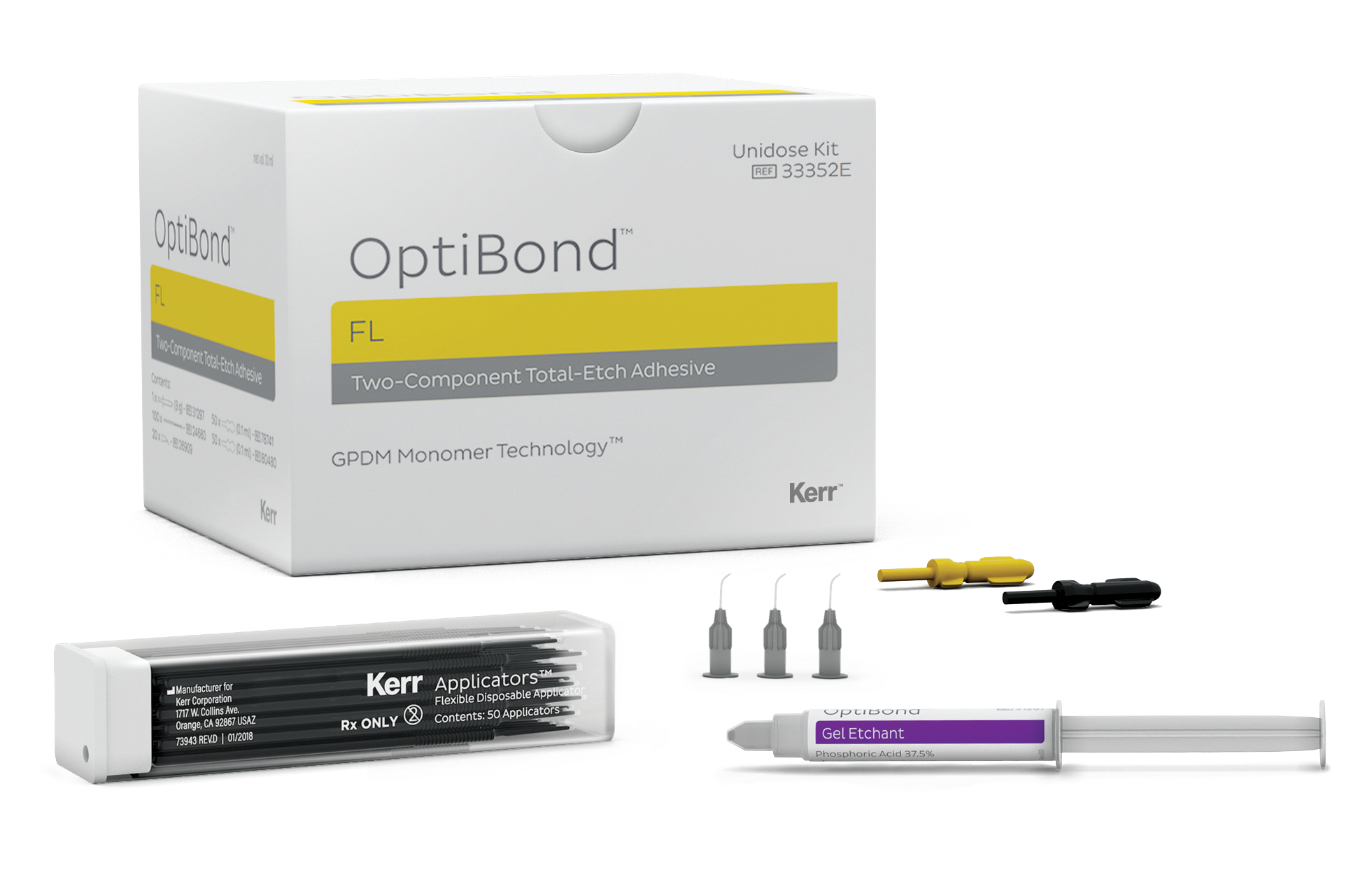 OptiBond™ FL Unidose Kit адгезивная система набор (50 унидоз) Kerr