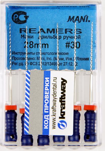 Reamers 28мм №30 (6 шт) MANI 