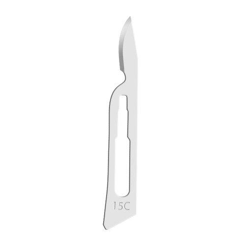 Лезвия для скальпелей №15C (100 шт) APEXMED