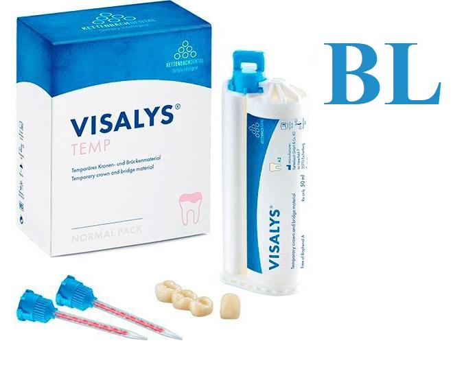 Visalys Temp 1:10 цвет BL материал для временных конструкций (76г) Kettenbach