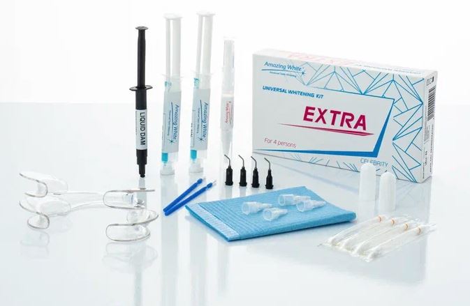 Amazing White Universal Extra (37%) набор для клинического отбеливания (на 4 пациента)