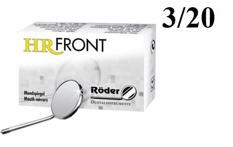 Зеркало HR front плоское размер 3/20мм (12 шт) Rӧder