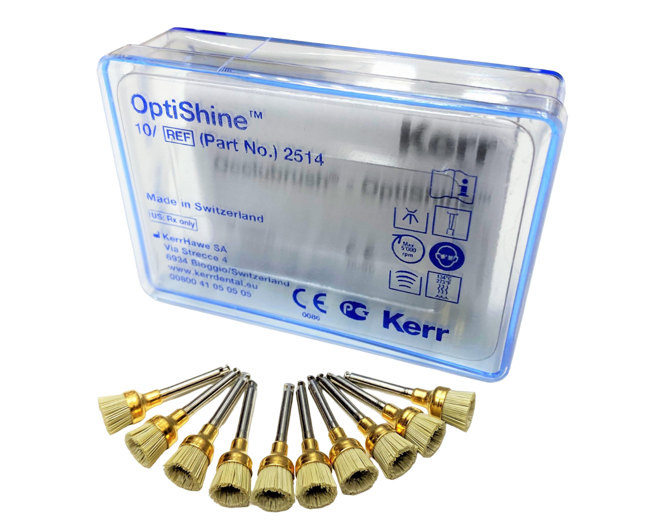 2514 Optishine™ вогнутые щеточки (10 шт)