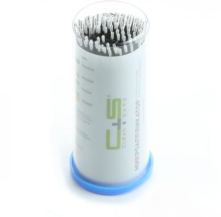 Аппликаторы Clean+Safe Х-Slim черные (100 шт)