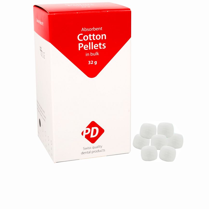 Шарики ватные Cotton Pellets №1, диаметр 8 мм, PD