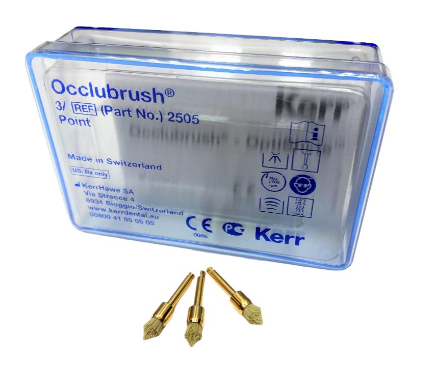 2505 Occlubrush™ щетка полировочная, острый кончик (3шт) Kerr
