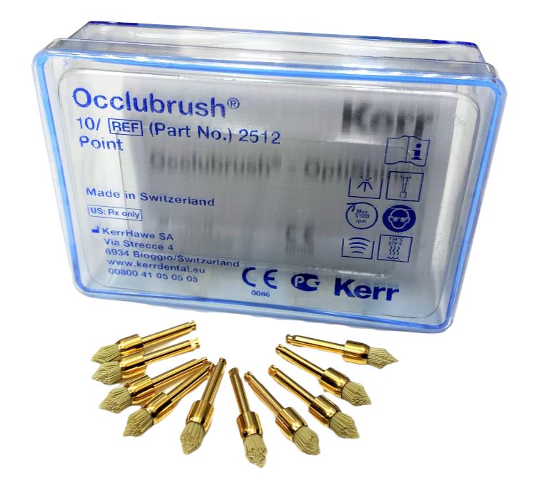 2512 Occlubrush™ щетка полировочная, острый кончик (10шт) Kerr