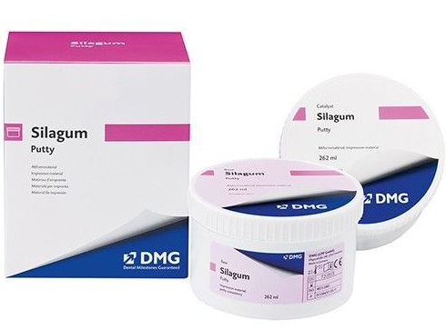 SILAGUM PUTTY STANDART базовый слой (2*262мл) DMG