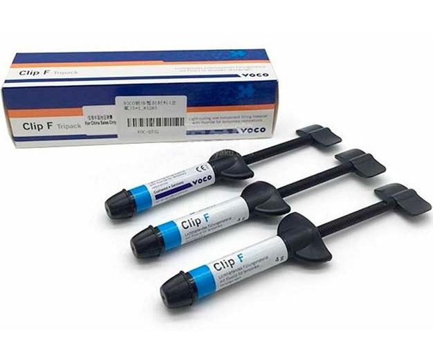 Сlip Tripack F временный пломбировочный материал со фтором (3шпр*4г) Voco