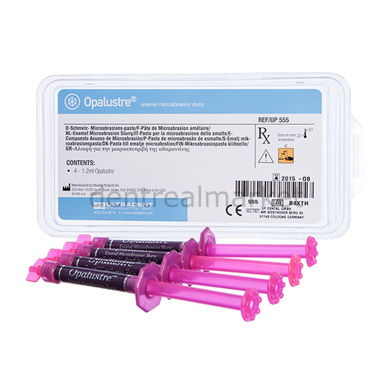 Opalustre Refill (4 шпр*1,2 мл)  суспензия для микробразивной обработки эмали
