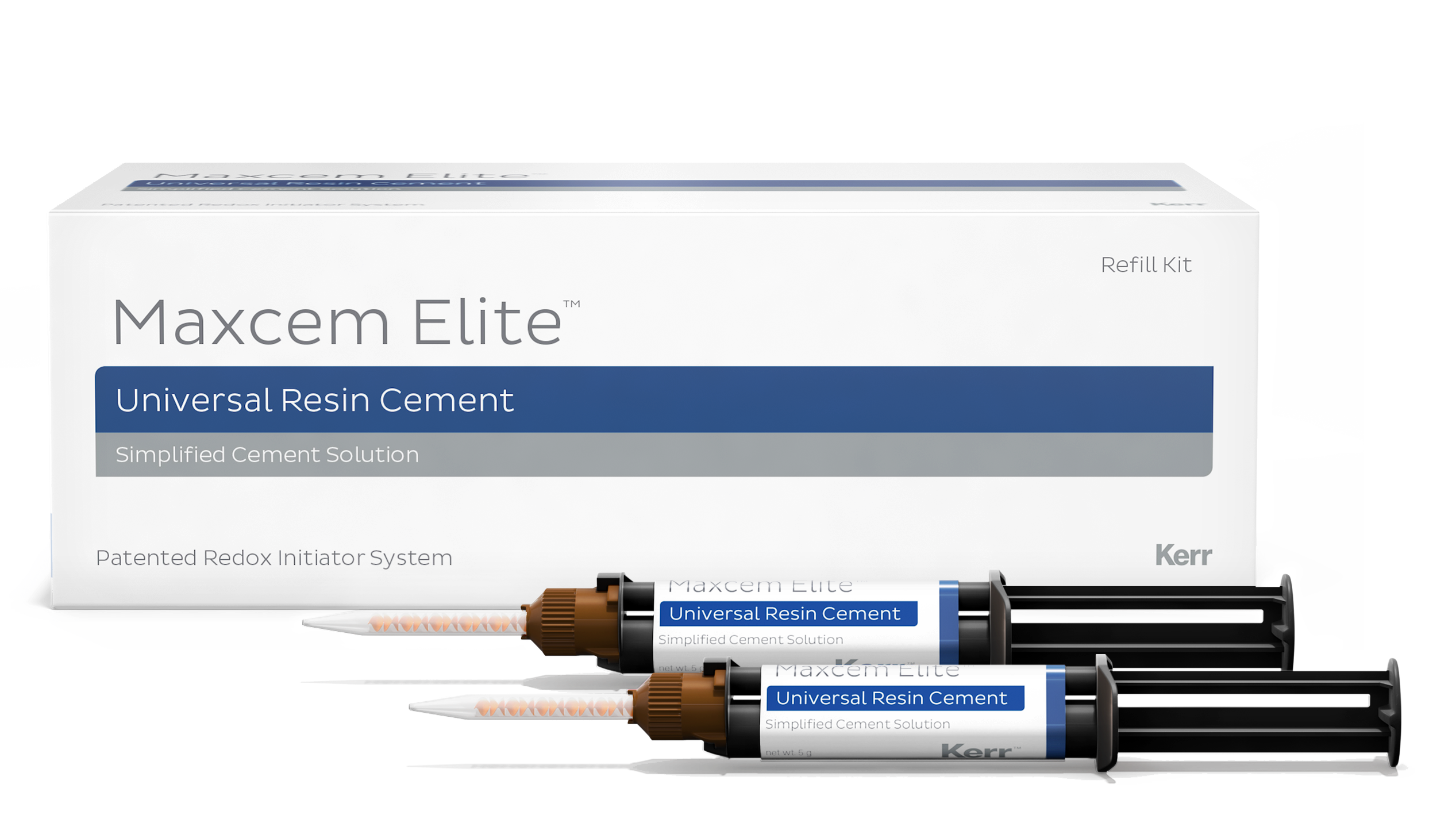 Maxcem Elite™ цвет белый (2 шпр* 5г) Kerr