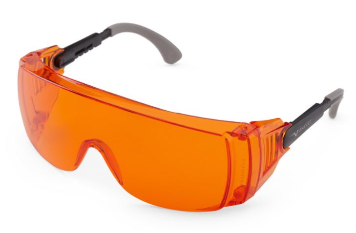 Очки защитные Monoart LIGHT ORANGE оранжевые Euronda