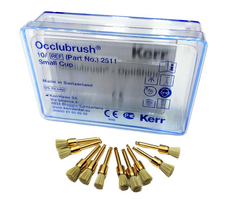 2511 Occlubrush™ щетка полировочная, малая чашка (10шт) Kerr