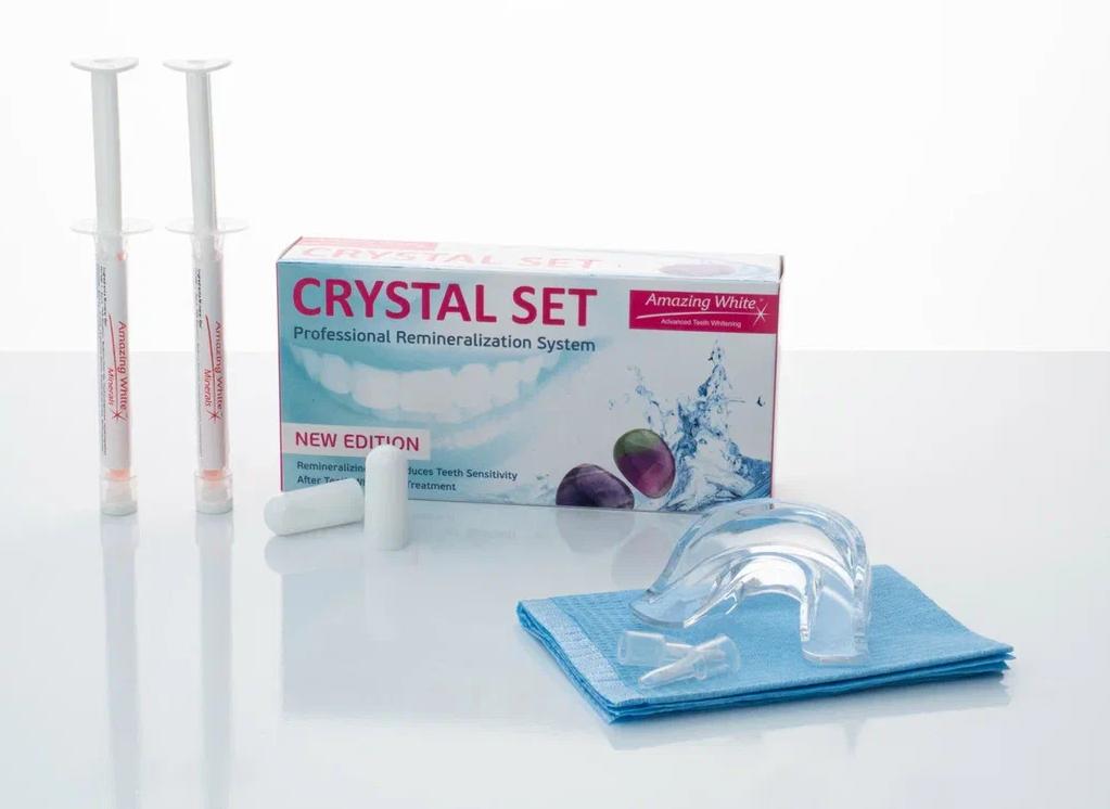 Amazing White CRYSTAL SET ременилизирующий гель (2шт+каппа)