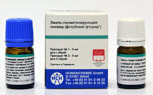 Эмаль-герметизирующий ликвид (5+5 мл)