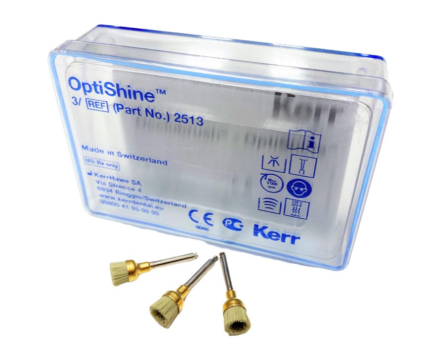 2513 Optishine™ вогнутые щеточки (3 шт)