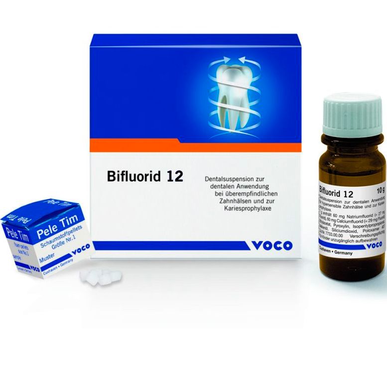 Bifluorid 12 Бифлюорид фтор-лак (4г+10мл) Voco